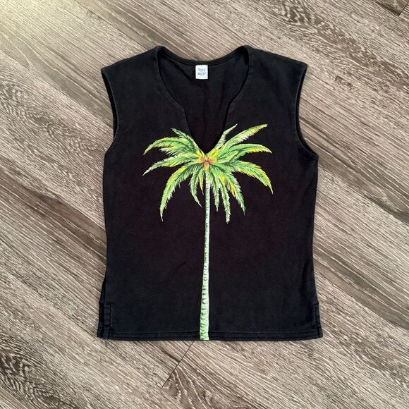 Toes on the nose y2k Palm tree tank - Picture 1 of 5